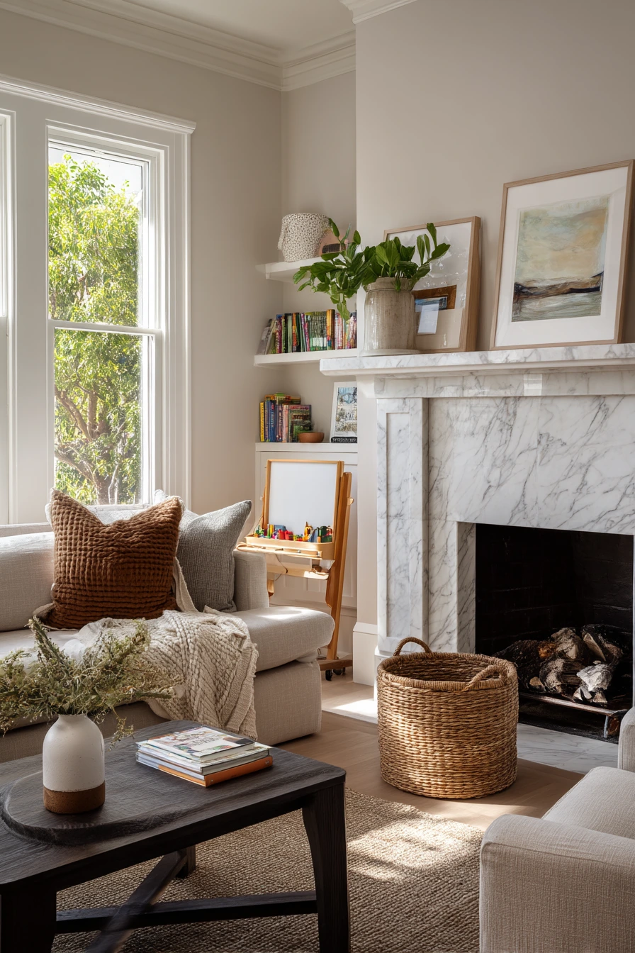 7. Kid-Friendly Hearth Zone