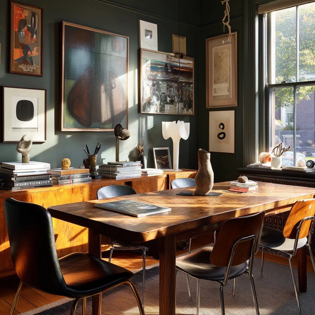 10. Collectors’ Dining Room with Personality
