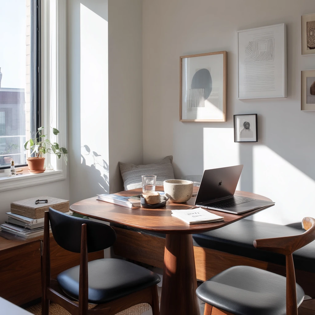 1. Compact City Dining Nook