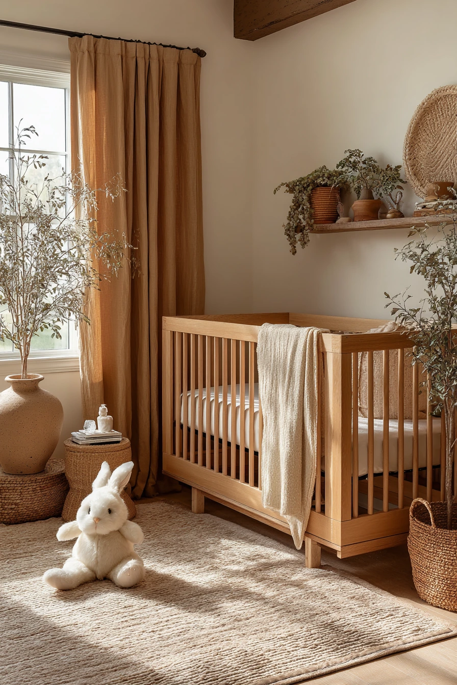 Neutral Boho Garden Nursery