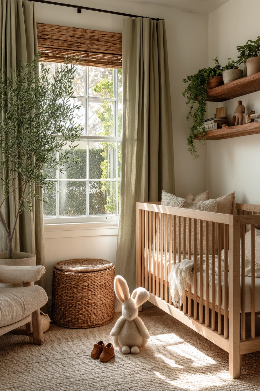 Neutral Boho Garden Nursery