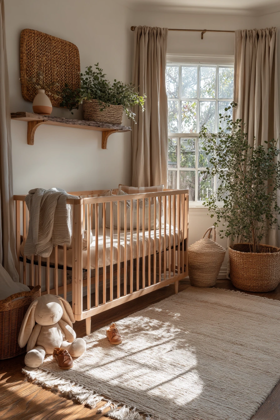 Neutral Boho Garden Nursery
