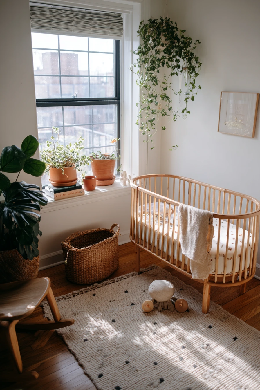 Sunlit Nursery Garden Corner
