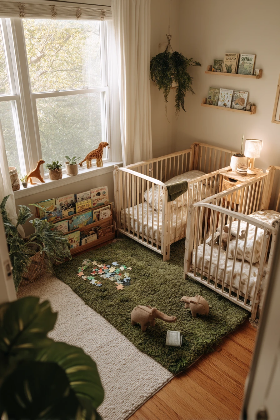 Shared Sibling Nursery Garden