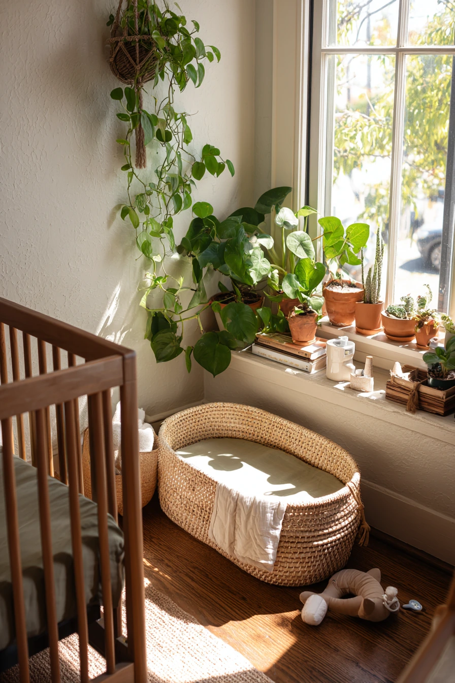 Sunlit Nursery Garden Corner