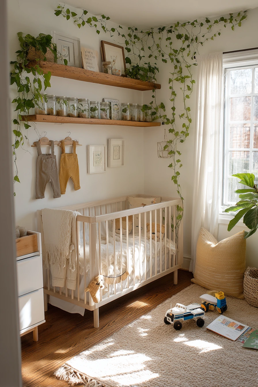 DIY Nursery Garden Wall