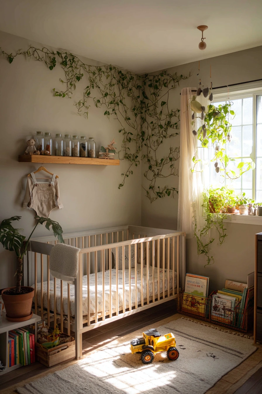 DIY Nursery Garden Wall