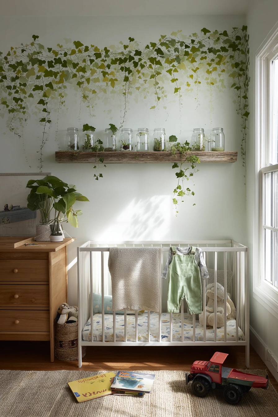 DIY Nursery Garden Wall