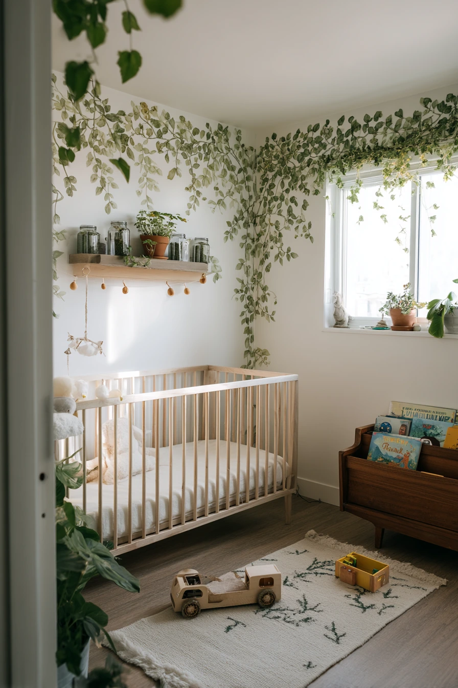 DIY Nursery Garden Wall