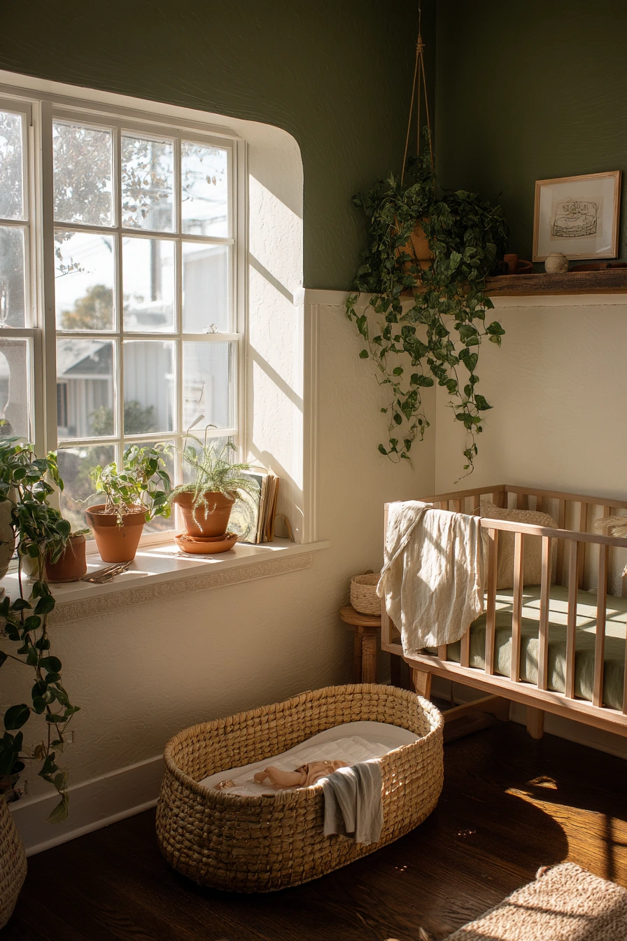 Sunlit Nursery Garden Corner