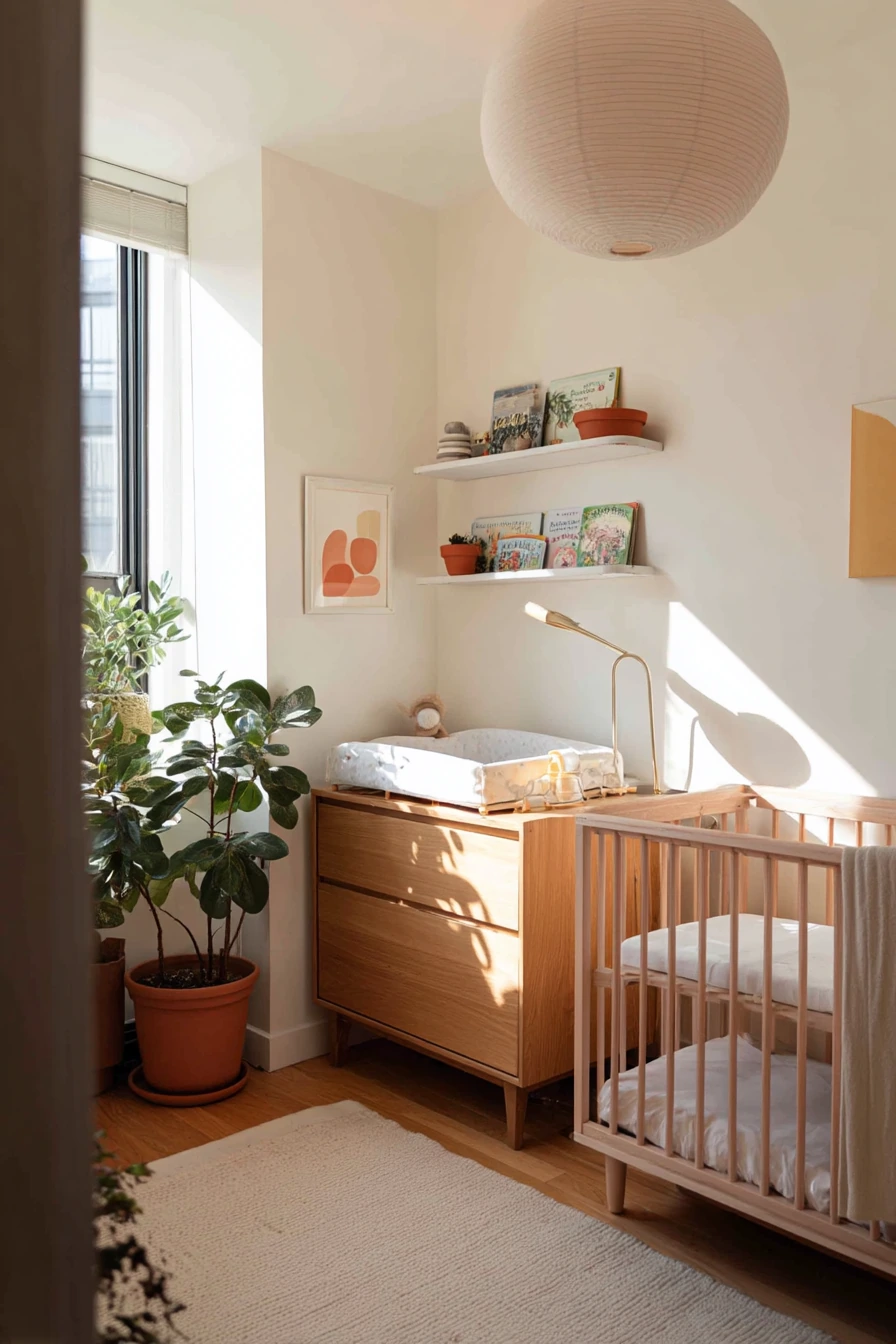 Renter-Friendly Plant Shelf Nursery