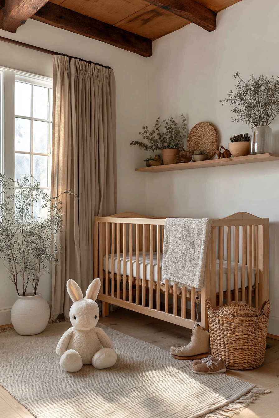 Neutral Boho Garden Nursery