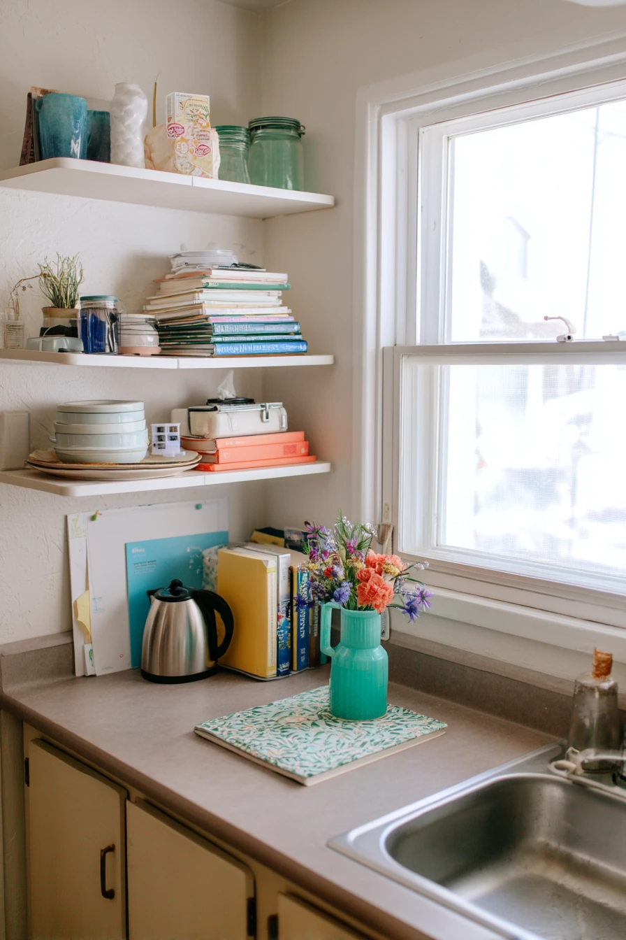 Budget Refresh With Open Shelves