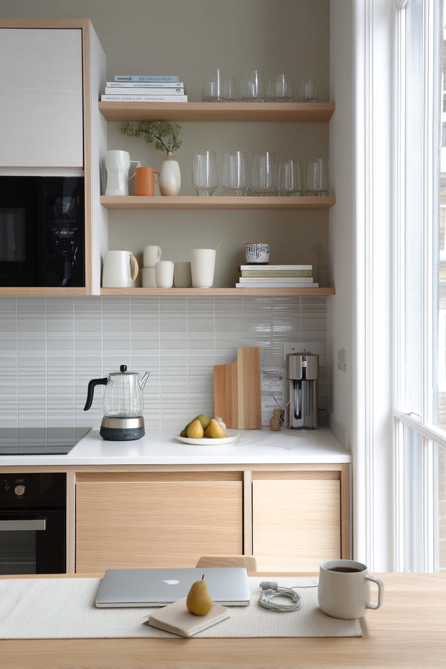 Scandi One-Wall Kitchen with Quiet Layering