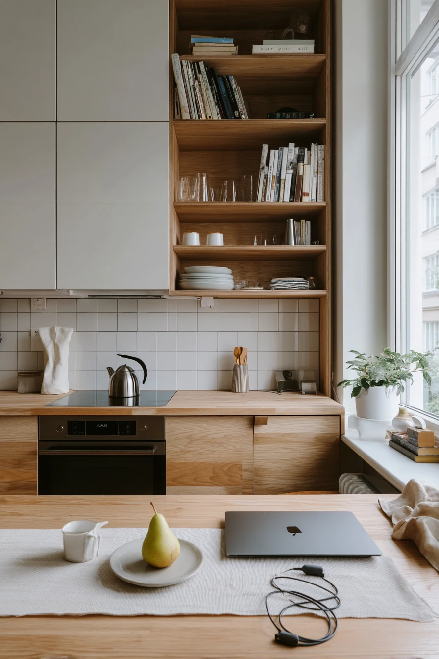 Scandi One-Wall Kitchen with Quiet Layering
