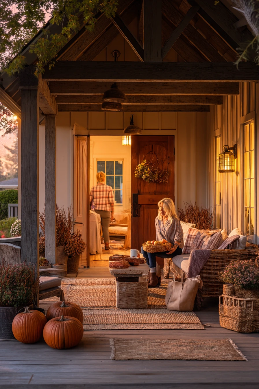 4. Fall Decor With Real Life Clutter