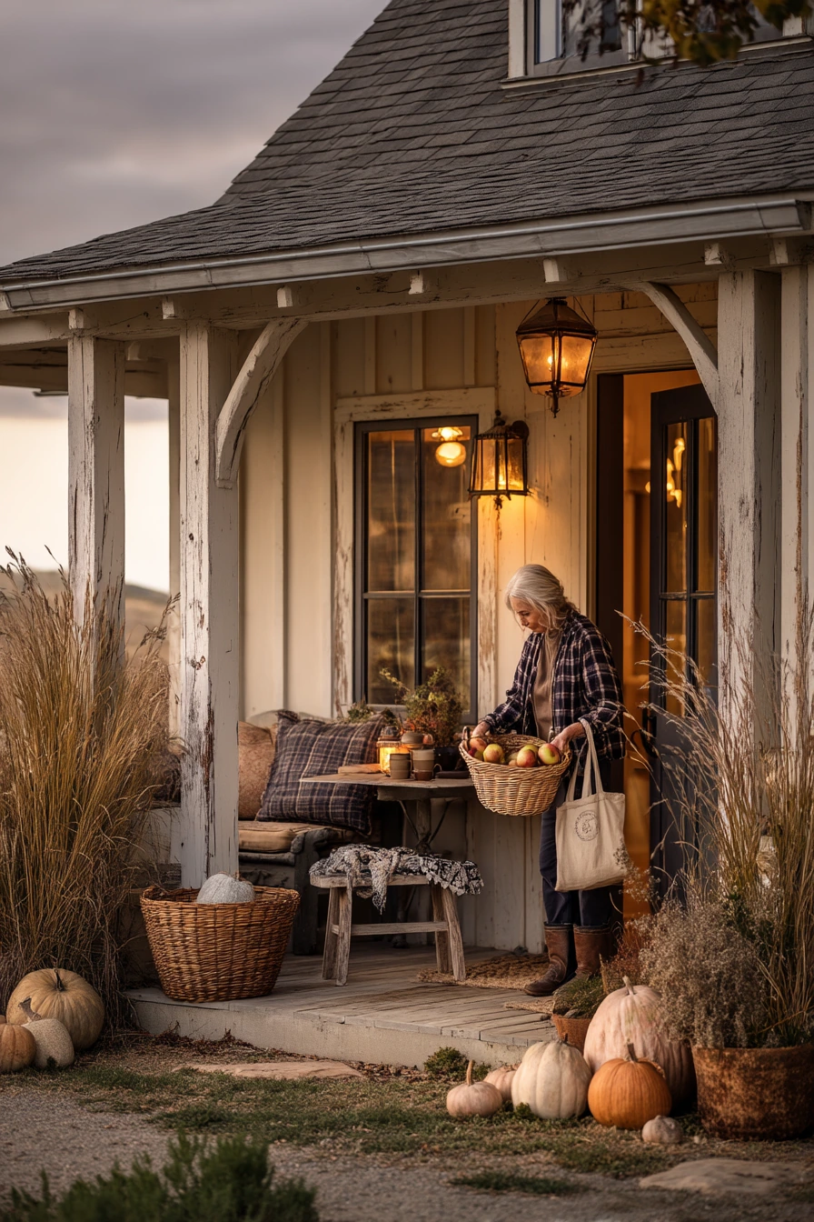 4. Fall Decor With Real Life Clutter