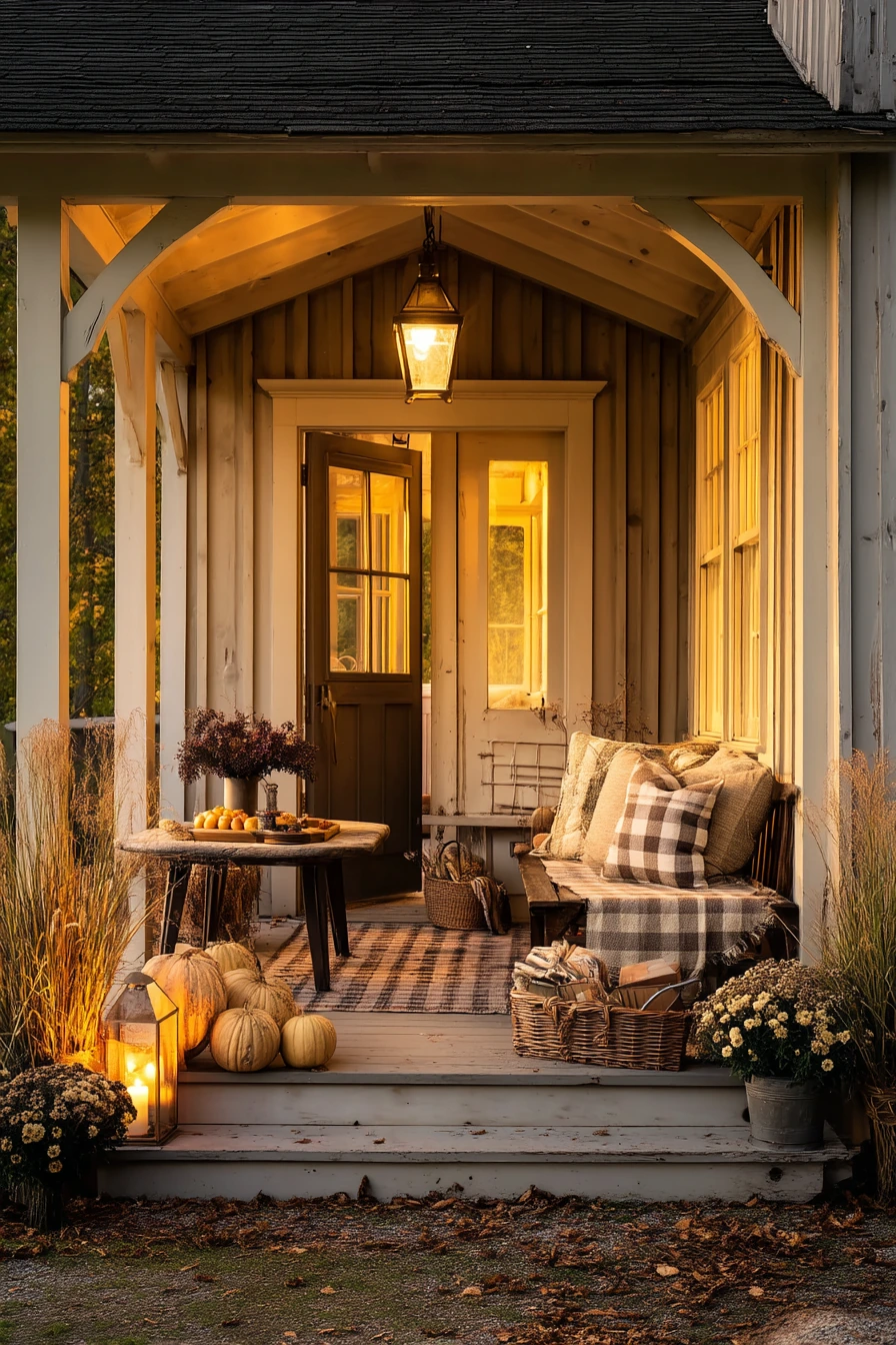 4. Fall Decor With Real Life Clutter