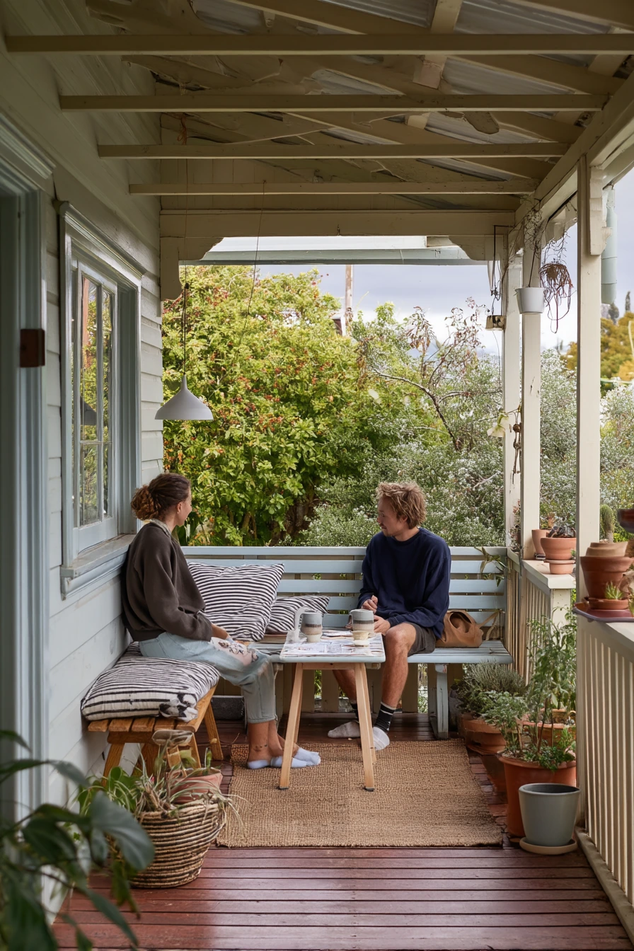 1. Rainy Morning Porch Coffee