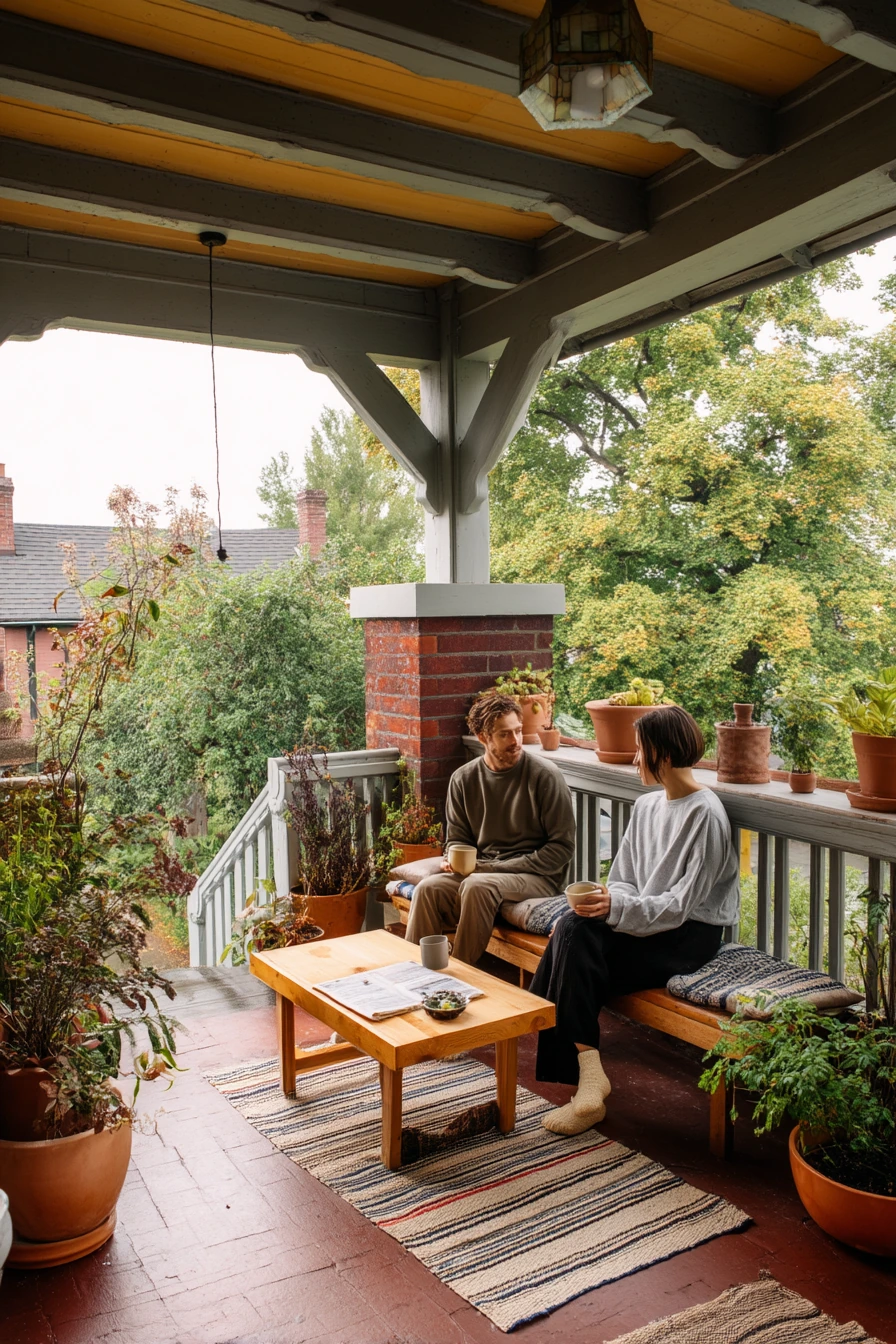 1. Rainy Morning Porch Coffee