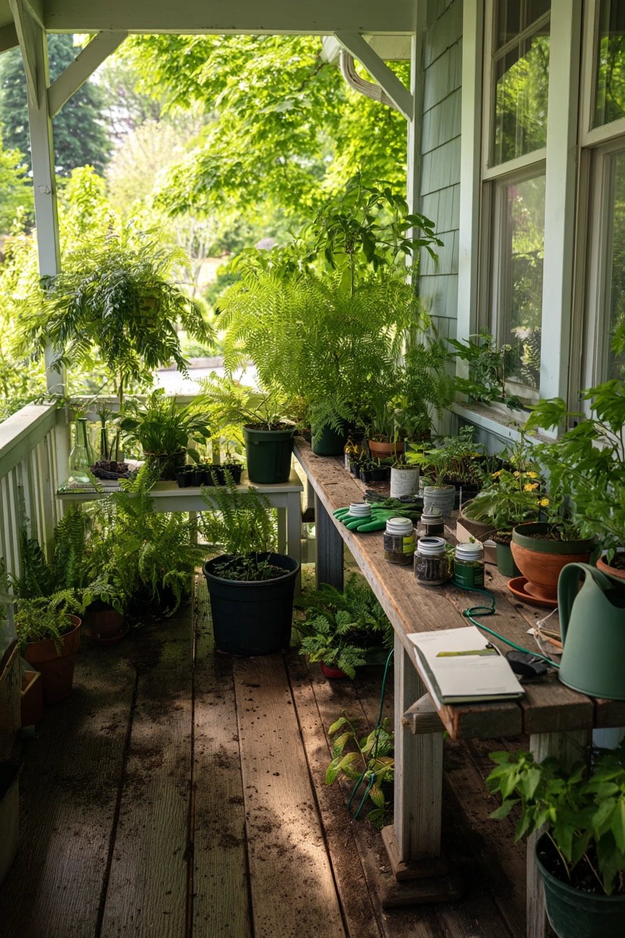 8. Spring Plant Lover Porch