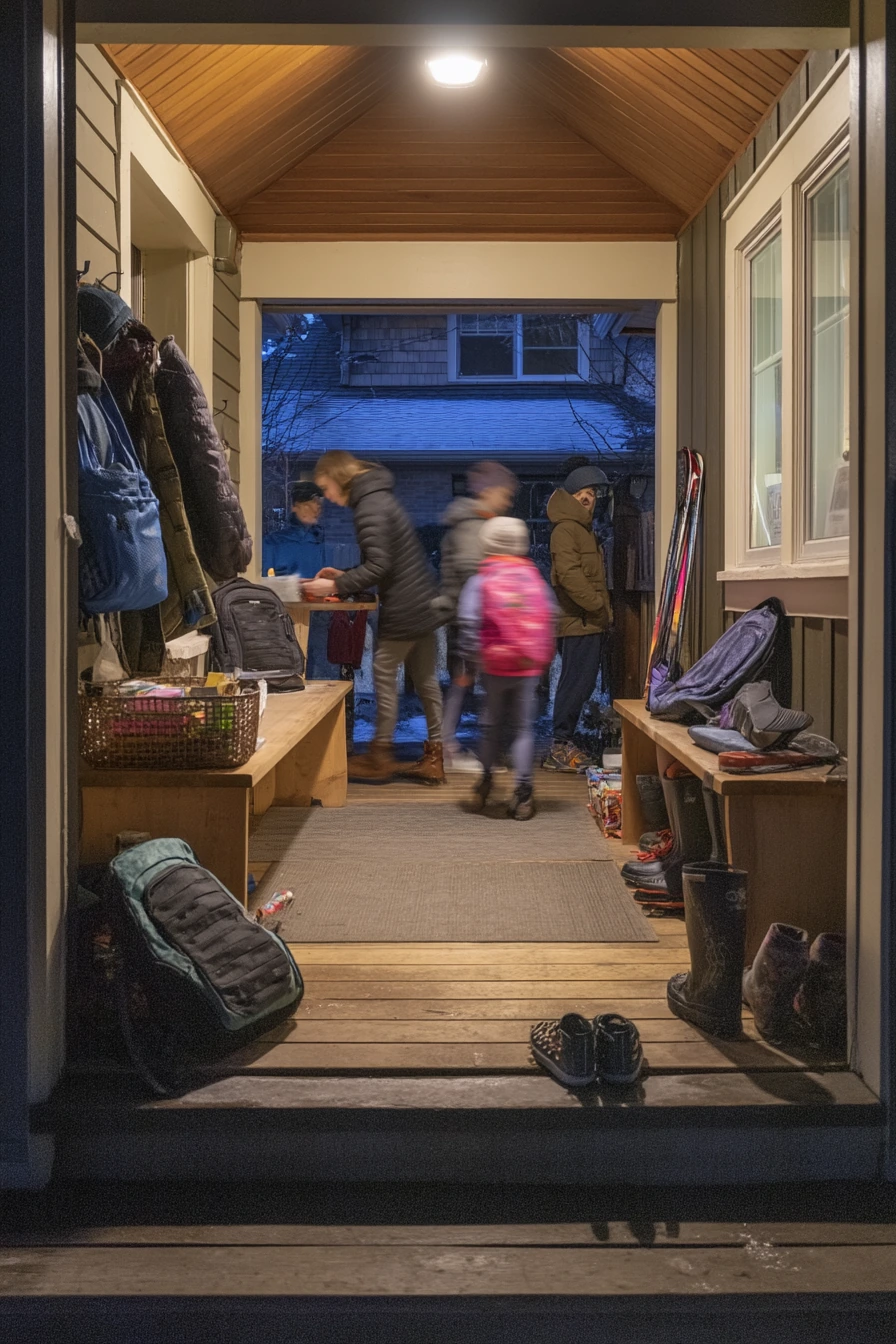9. After-School Landing Spot Porch