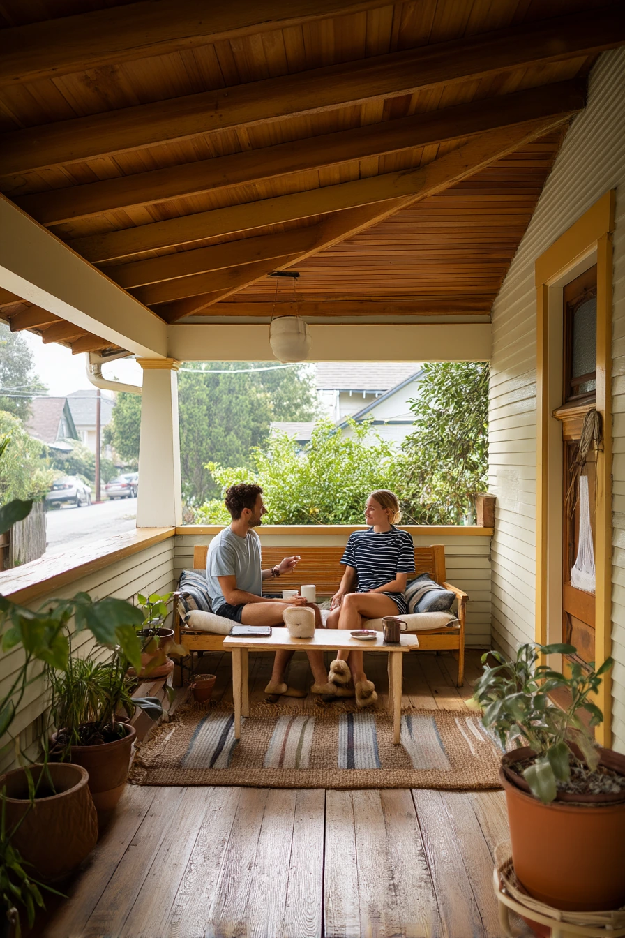 1. Rainy Morning Porch Coffee