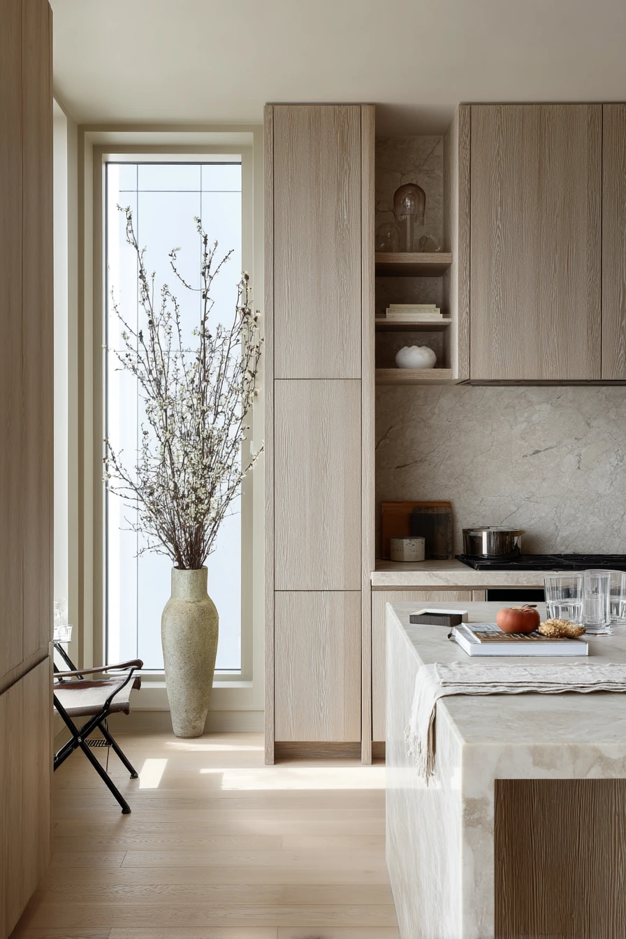 Minimal Open Kitchen With Soul