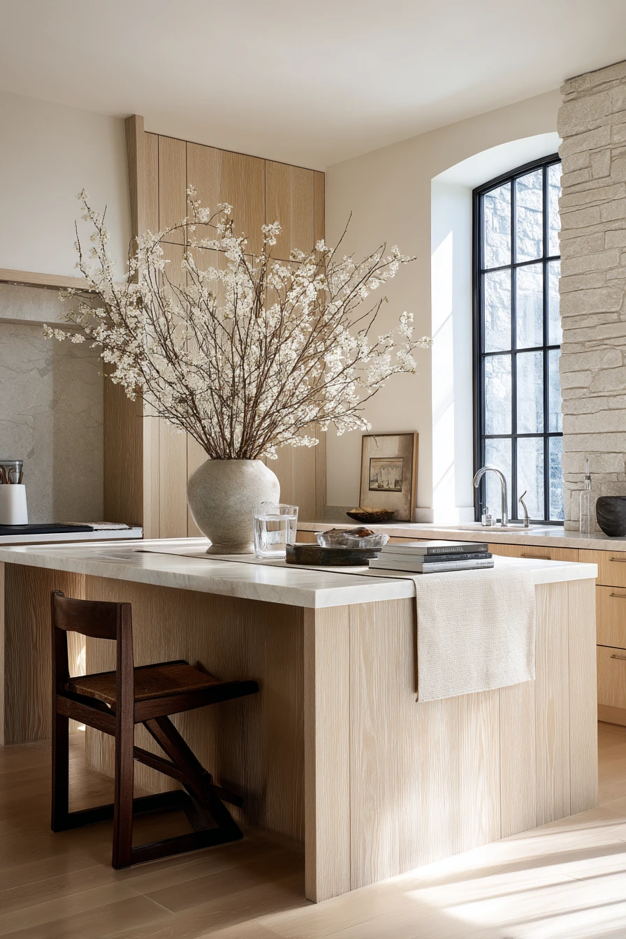 Minimal Open Kitchen With Soul