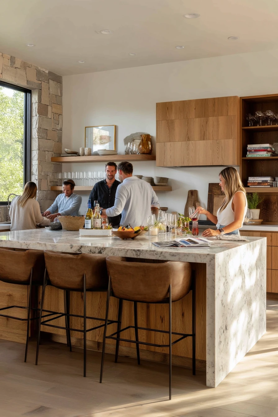 Entertainer’s Island Kitchen