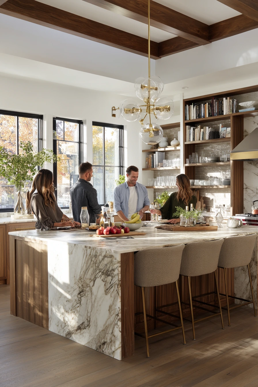 Entertainer’s Island Kitchen
