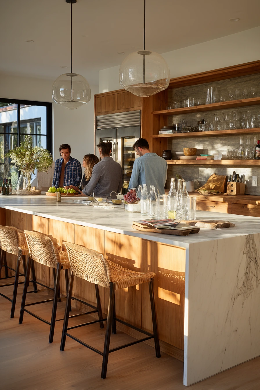 Entertainer’s Island Kitchen