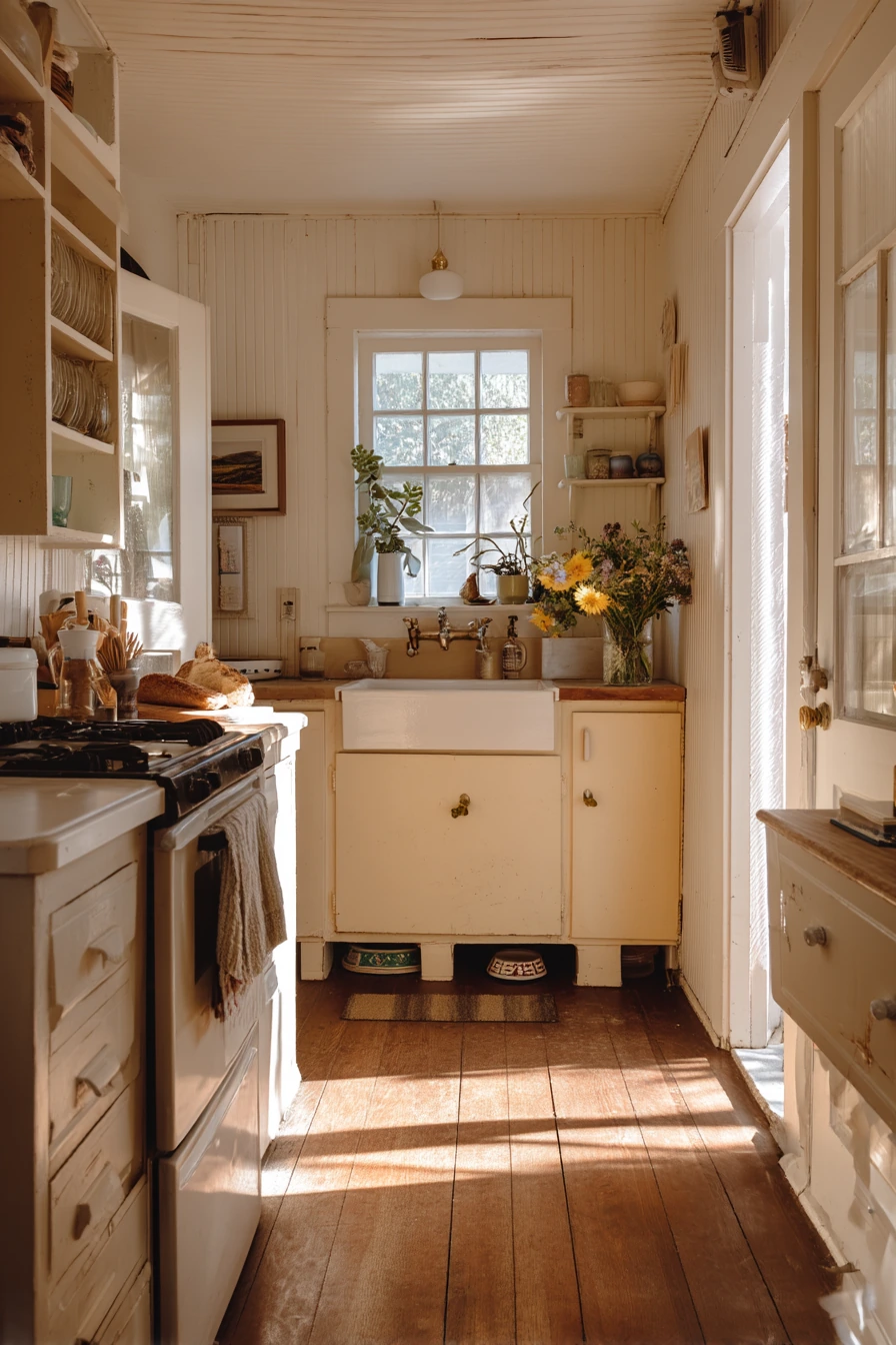 Effortless Cottage Open Kitchen