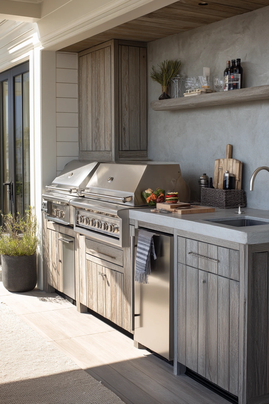 High-Function Chef’s Outdoor Cooking Zone