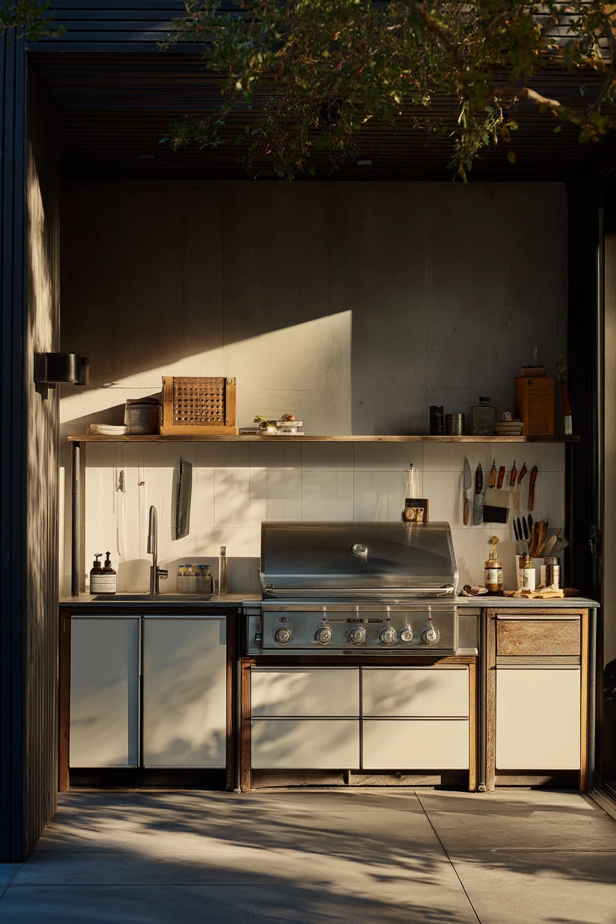 High-Function Chef’s Outdoor Cooking Zone
