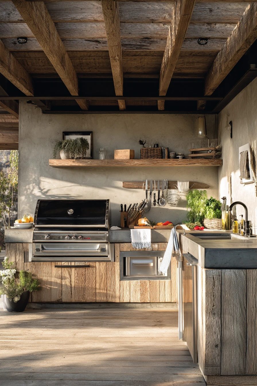 High-Function Chef’s Outdoor Cooking Zone