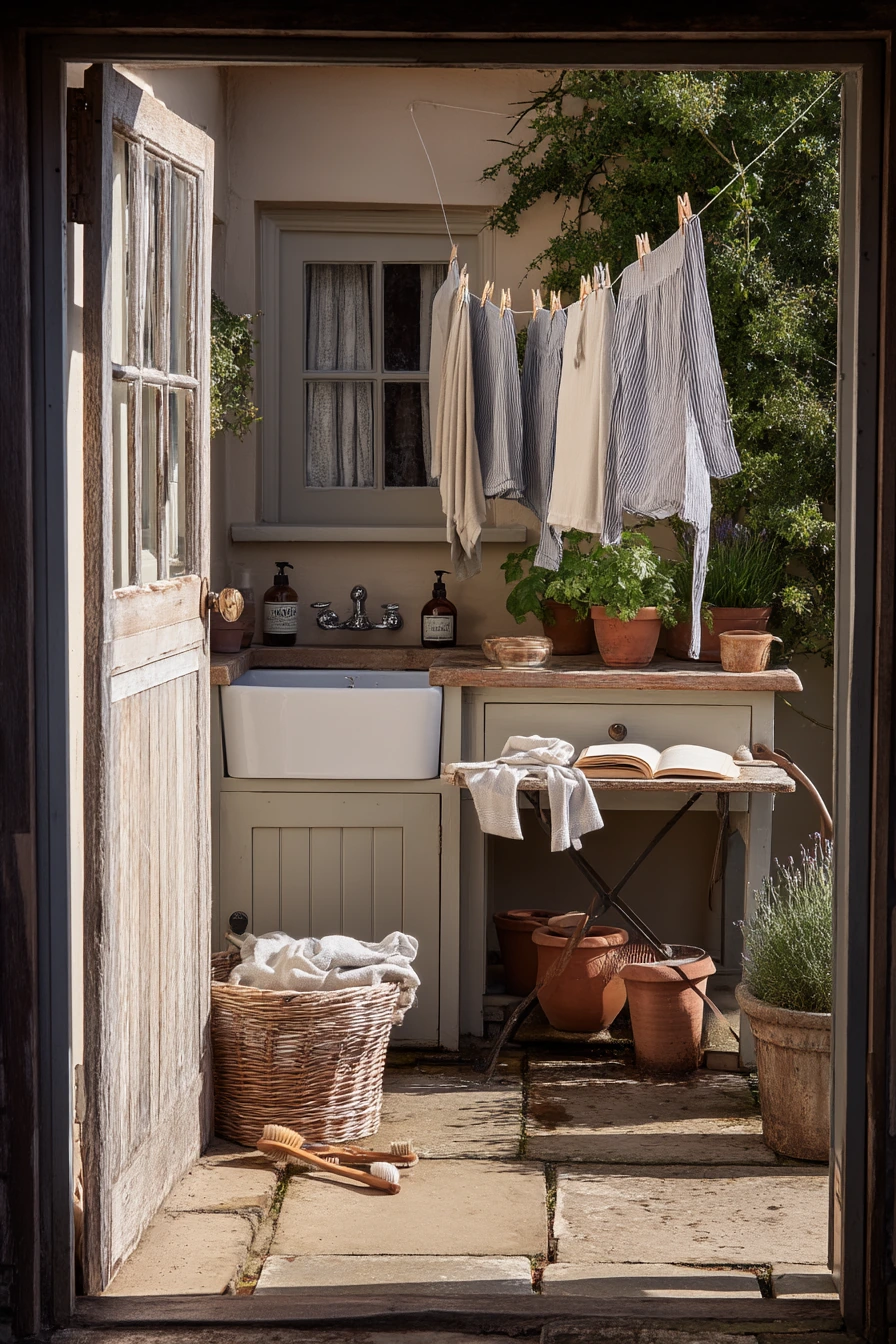 Farmhouse Courtyard Wash Zone
