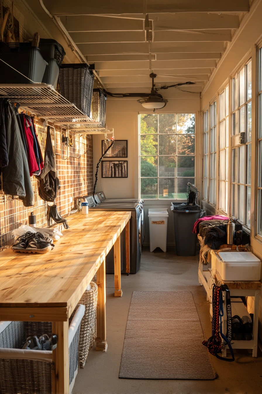 Covered Breezeway Sorting Station