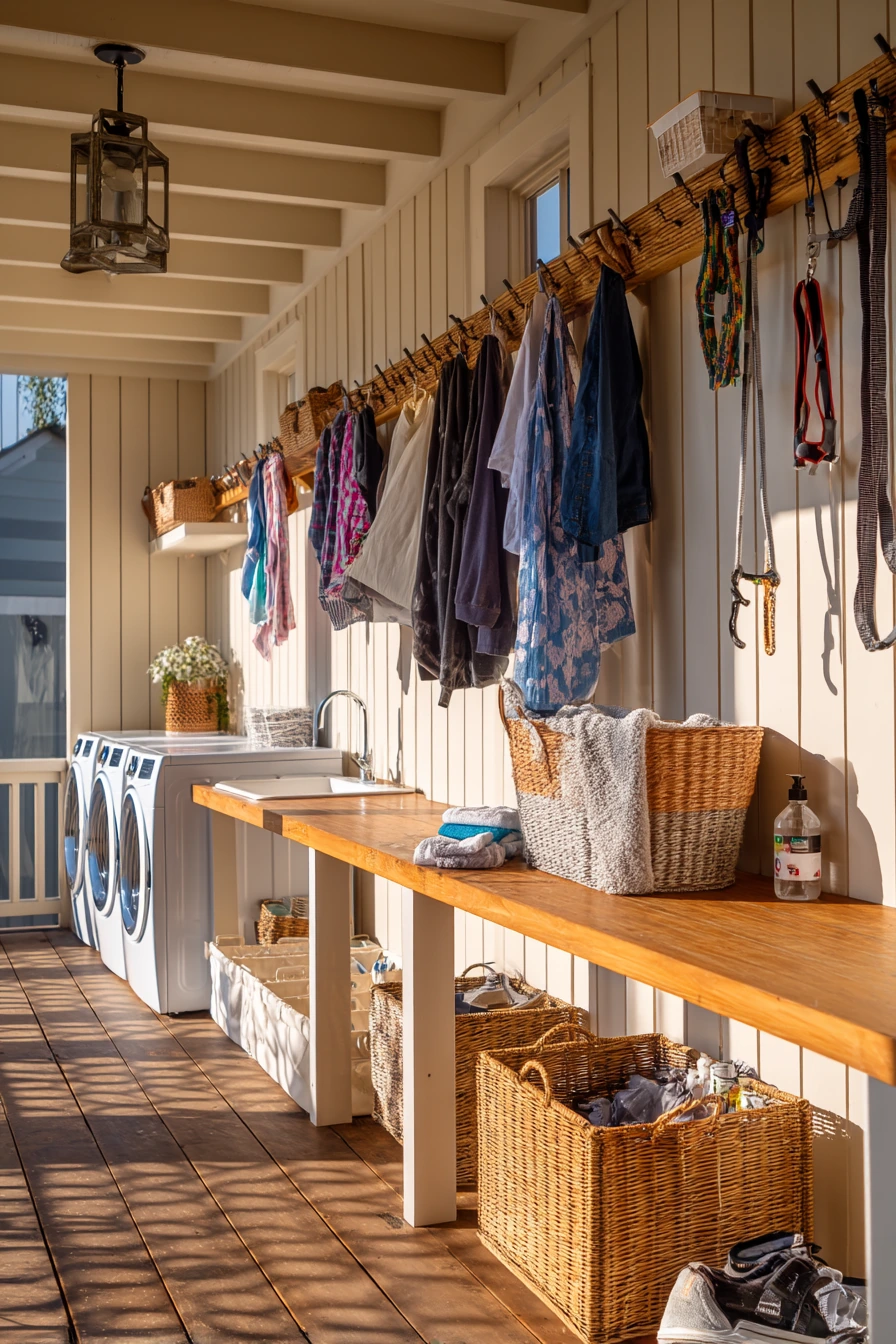 Covered Breezeway Sorting Station