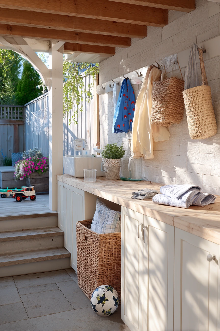 Family Backyard Wash House