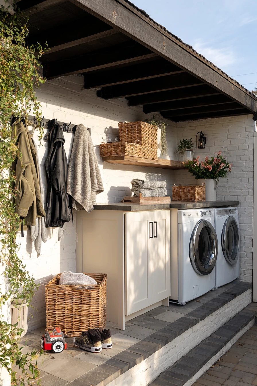 Family Backyard Wash House