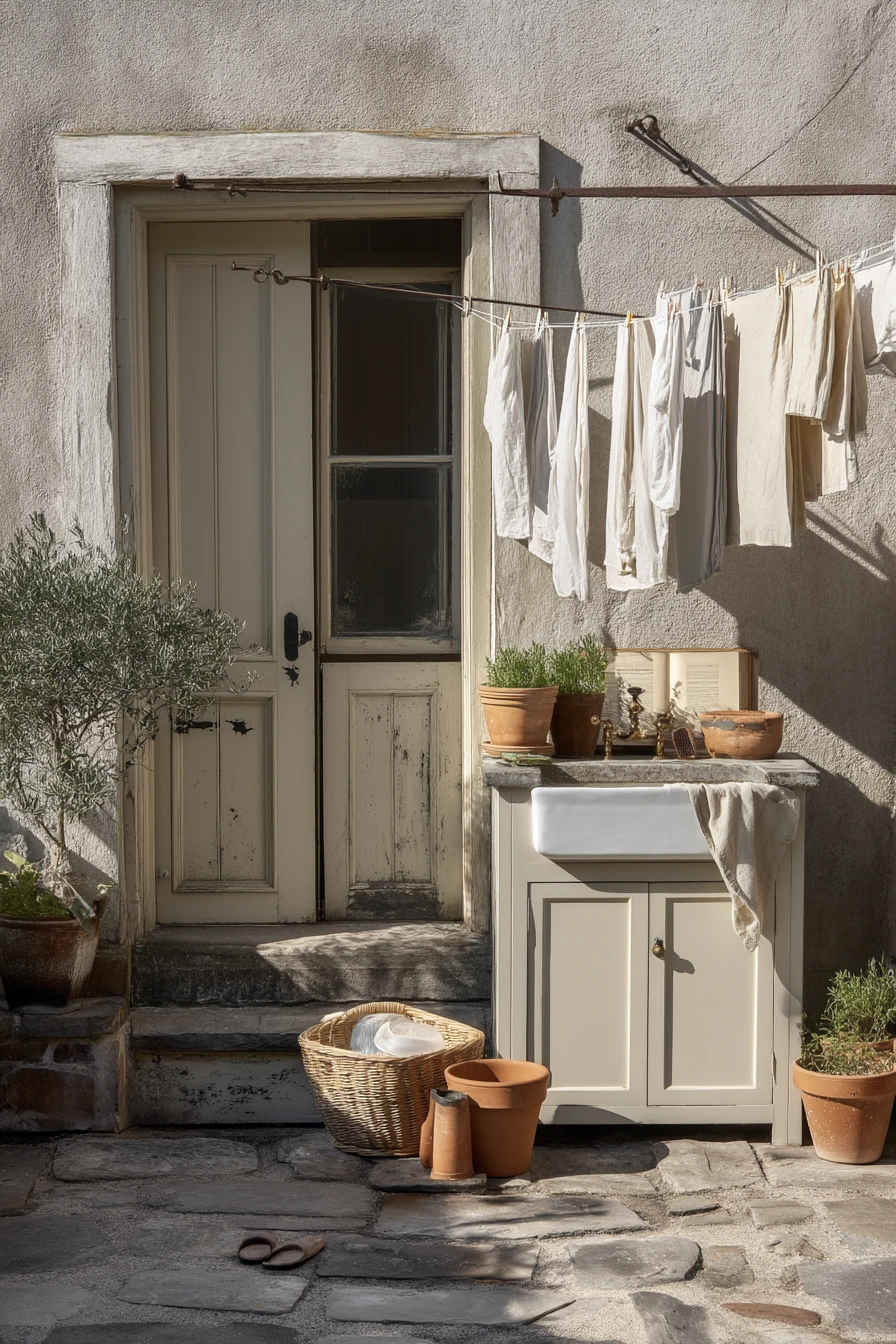 Farmhouse Courtyard Wash Zone