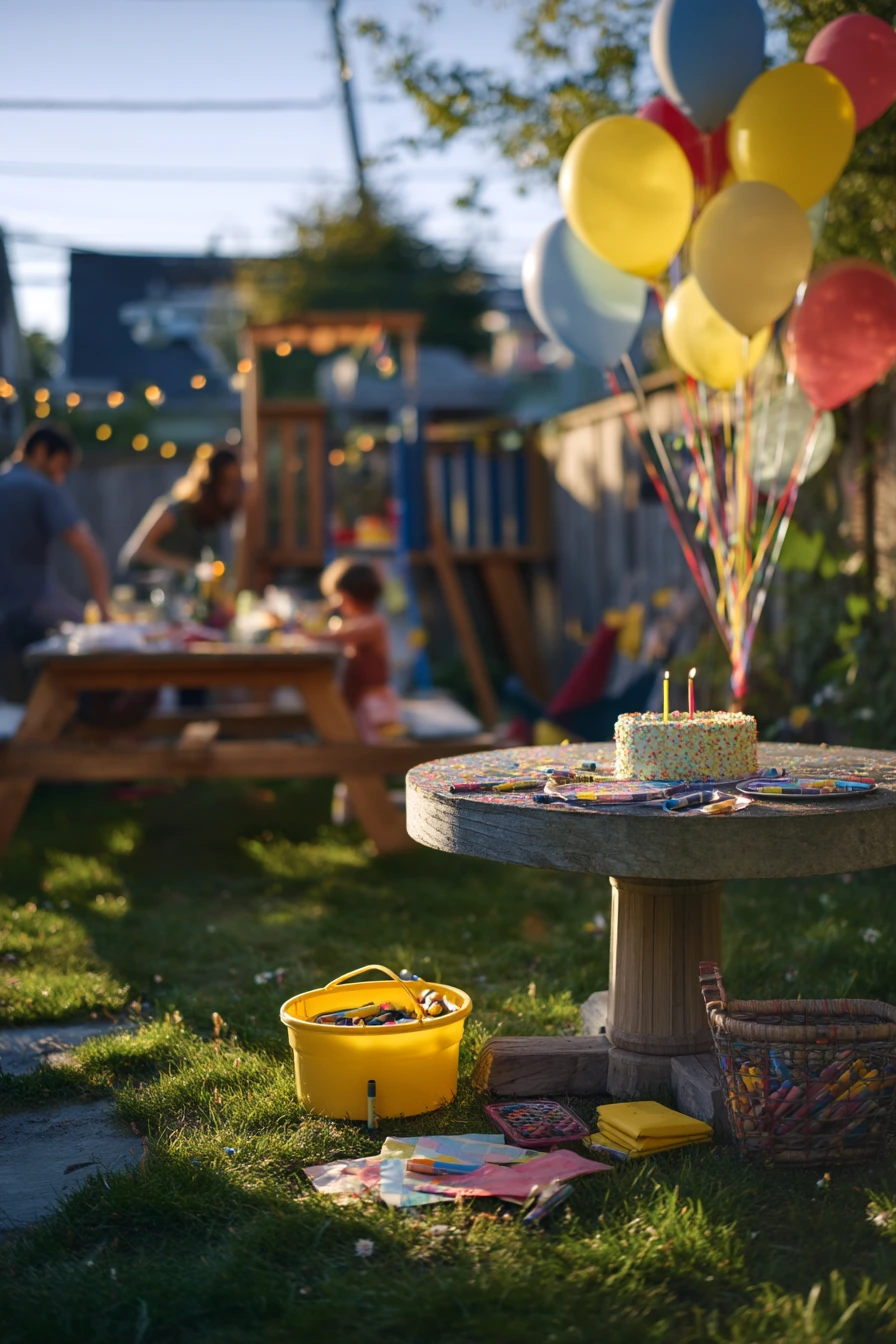 Kids’ Birthday Backyard Wishing Well Wish Spot