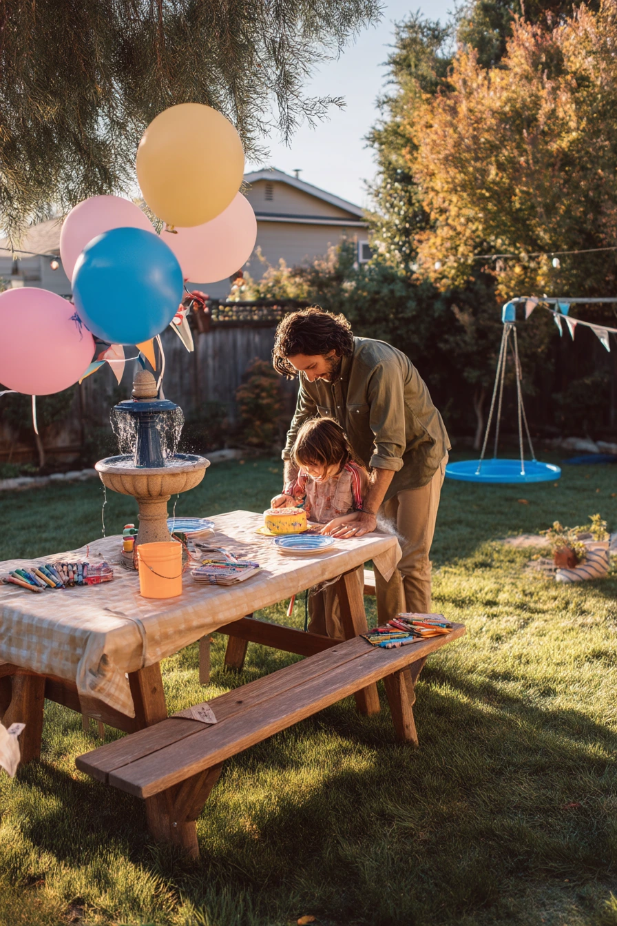 Kids’ Birthday Backyard Wishing Well Wish Spot