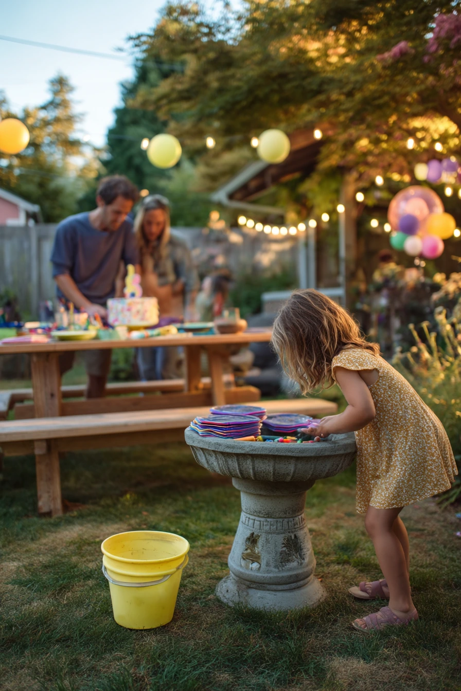Kids’ Birthday Backyard Wishing Well Wish Spot