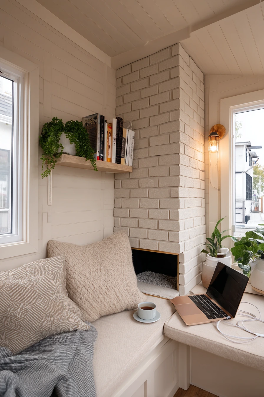 Tiny House Hearth Nook