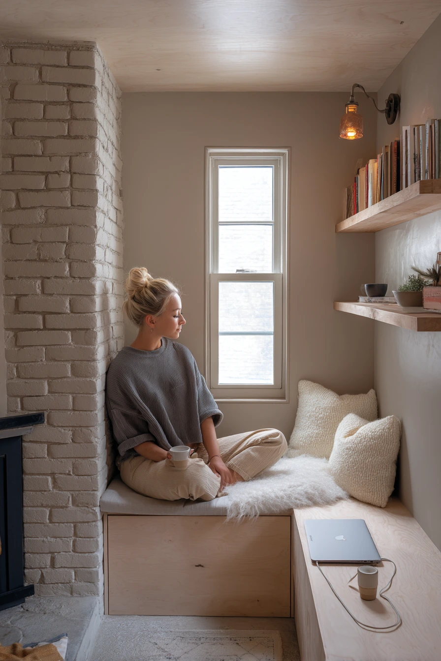 Tiny House Hearth Nook