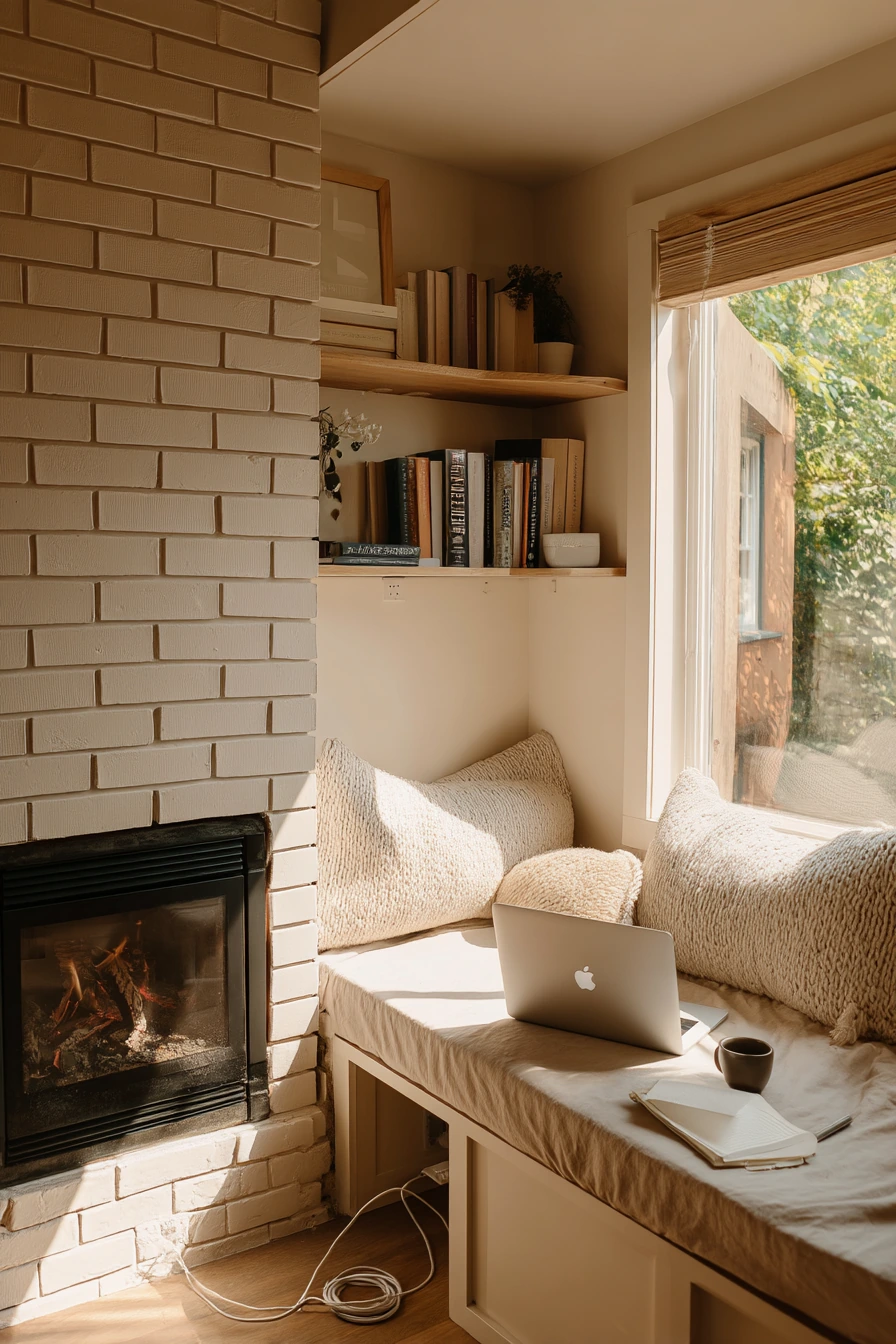 Tiny House Hearth Nook