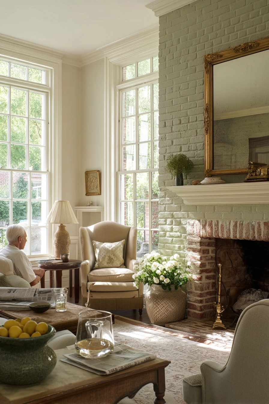 Traditional Home with a Soft Color Wash