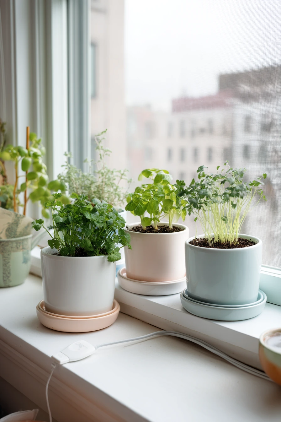 3. Renter-Friendly Windowsill Herb Setup